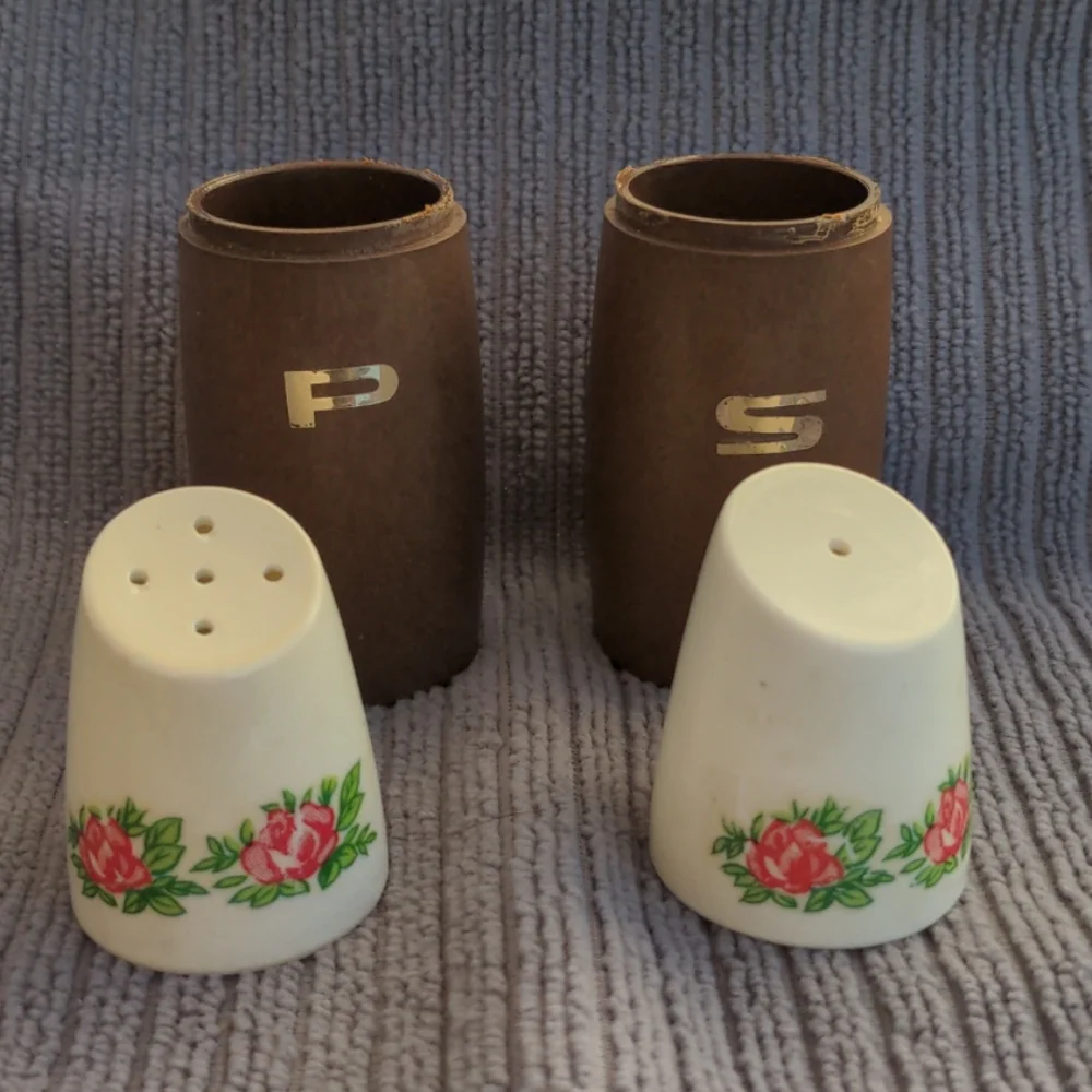 Vintage Salt and Pepper Shakers- Stamped Japan